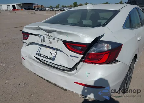 2021 Honda Insight Ex z USA, uszkodzony, nr VIN 19XZE4F52ME002171